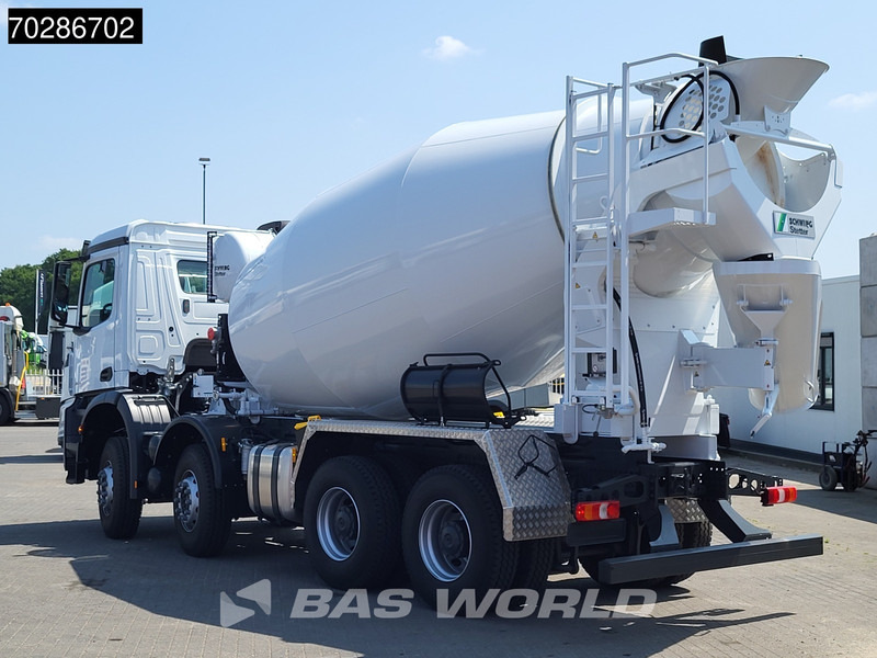 Mercedes-Benz Arocs 4145 8X4 NEW! 11m3 Schwing Stetter Mixer Manual Big-Axle Steel suspension Euro 3 - 混凝土搅拌车:图2 Mercedes-Benz Arocs 4145 8X4 NEW! 11m3 Schwing Stetter Mixer Manual Big-Axle Steel suspension Euro 3 - 混凝土搅拌车:图2