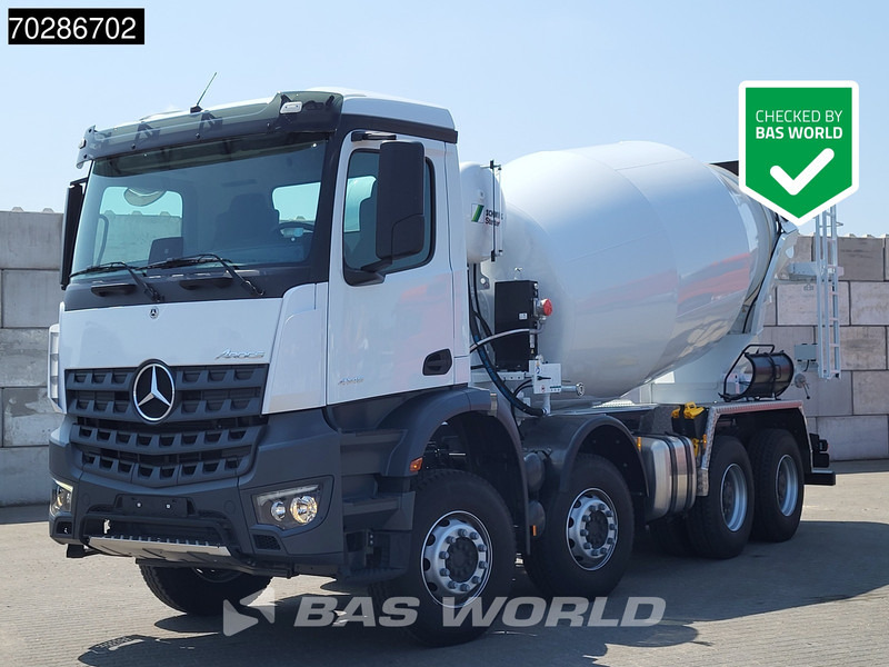 Mercedes-Benz Arocs 4145 8X4 NEW! 11m3 Schwing Stetter Mixer Manual Big-Axle Steel suspension Euro 3 - 混凝土搅拌车:图1 Mercedes-Benz Arocs 4145 8X4 NEW! 11m3 Schwing Stetter Mixer Manual Big-Axle Steel suspension Euro 3 - 混凝土搅拌车:图1