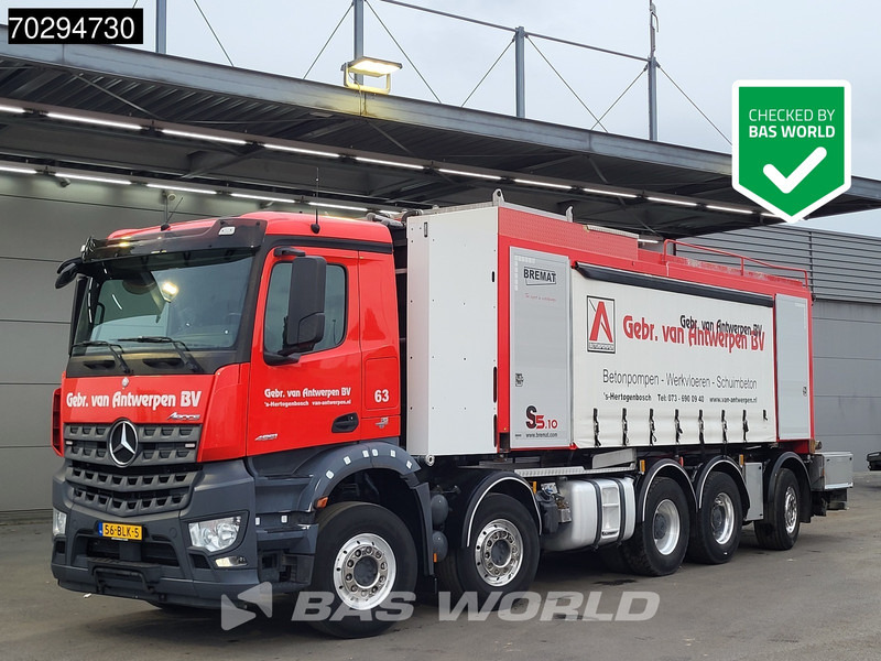 Mercedes-Benz Arocs 4951 Arocs 10X4 NL-Truck Bremat S5.10.13 XL sandmortal Lift+Steering Axle Euro 6 - 混凝土泵车:图1 Mercedes-Benz Arocs 4951 Arocs 10X4 NL-Truck Bremat S5.10.13 XL sandmortal Lift+Steering Axle Euro 6 - 混凝土泵车:图1