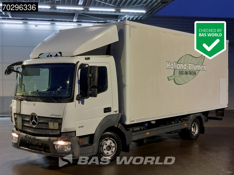 Mercedes-Benz Atego 818 4X2 8tonner Automatic 1000kg Ladebordwand Airco Cruise control Euro 6 - 厢式卡车:图1 Mercedes-Benz Atego 818 4X2 8tonner Automatic 1000kg Ladebordwand Airco Cruise control Euro 6 - 厢式卡车:图1