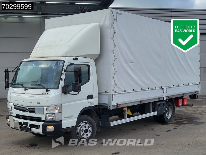 Mitsubishi Fuso 7C18 4X2 7.5tonner Curtainsider Ladebordwand Automatic Euro 6 - 侧帘卡车:图1 Mitsubishi Fuso 7C18 4X2 7.5tonner Curtainsider Ladebordwand Automatic Euro 6 - 侧帘卡车:图1