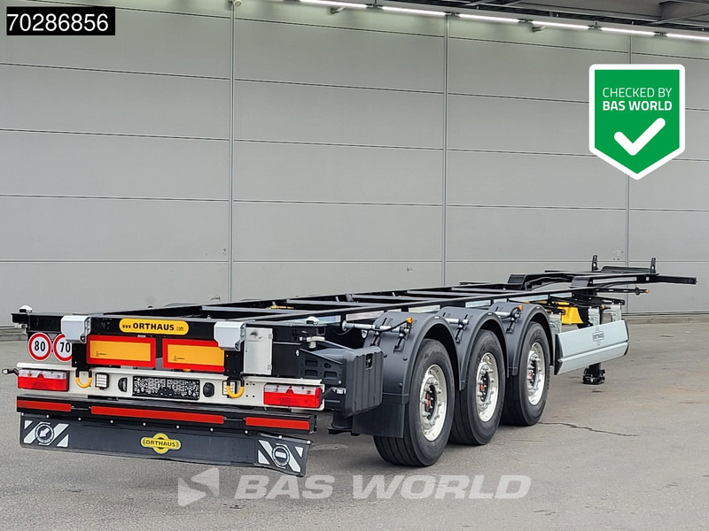 Orthaus CGS 3 axles NEW Liftachse 40ft 45ft SAF - 集装箱运输车/ 可拆卸车身的半拖车:图1 Orthaus CGS 3 axles NEW Liftachse 40ft 45ft SAF - 集装箱运输车/ 可拆卸车身的半拖车:图1