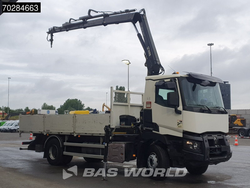 Renault C 380 4X2 HIAB 122 B-3 HIDUO Kran Crane Steelsuspension Big-Axle Euro 6 - 栏板式/ 平板卡车, 起重车:图3 Renault C 380 4X2 HIAB 122 B-3 HIDUO Kran Crane Steelsuspension Big-Axle Euro 6 - 栏板式/ 平板卡车, 起重车:图3
