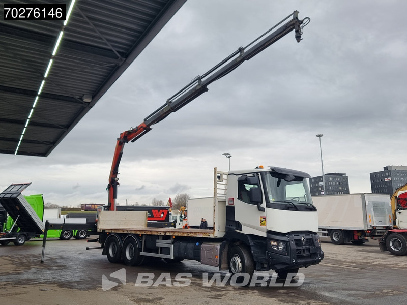 Renault C 380 6X4 Palfinger PK18002-EH C Remote Retarder Euro 6 - 栏板式/ 平板卡车, 起重车:图3 Renault C 380 6X4 Palfinger PK18002-EH C Remote Retarder Euro 6 - 栏板式/ 平板卡车, 起重车:图3