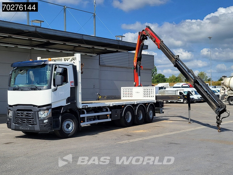 Renault C 380 8X4 Palfinger PK 23001 EH Remote Lift+Lenkachse Euro 6 - 栏板式/ 平板卡车, 起重车:图3 Renault C 380 8X4 Palfinger PK 23001 EH Remote Lift+Lenkachse Euro 6 - 栏板式/ 平板卡车, 起重车:图3