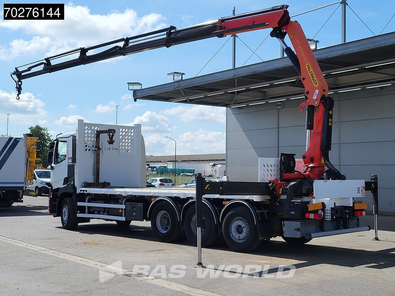 Renault C 380 8X4 Palfinger PK 23001 EH Remote Lift+Lenkachse Euro 6 - 栏板式/ 平板卡车, 起重车:图2 Renault C 380 8X4 Palfinger PK 23001 EH Remote Lift+Lenkachse Euro 6 - 栏板式/ 平板卡车, 起重车:图2
