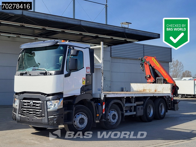 Renault C 430 8X4 Palfinger PK33002EH Euro 6 Big Axle - 栏板式/ 平板卡车, 起重车:图2 Renault C 430 8X4 Palfinger PK33002EH Euro 6 Big Axle - 栏板式/ 平板卡车, 起重车:图2
