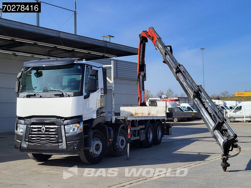 Renault C 430 8X4 Palfinger PK33002EH Euro 6 Big Axle - 栏板式/ 平板卡车, 起重车:图1 Renault C 430 8X4 Palfinger PK33002EH Euro 6 Big Axle - 栏板式/ 平板卡车, 起重车:图1