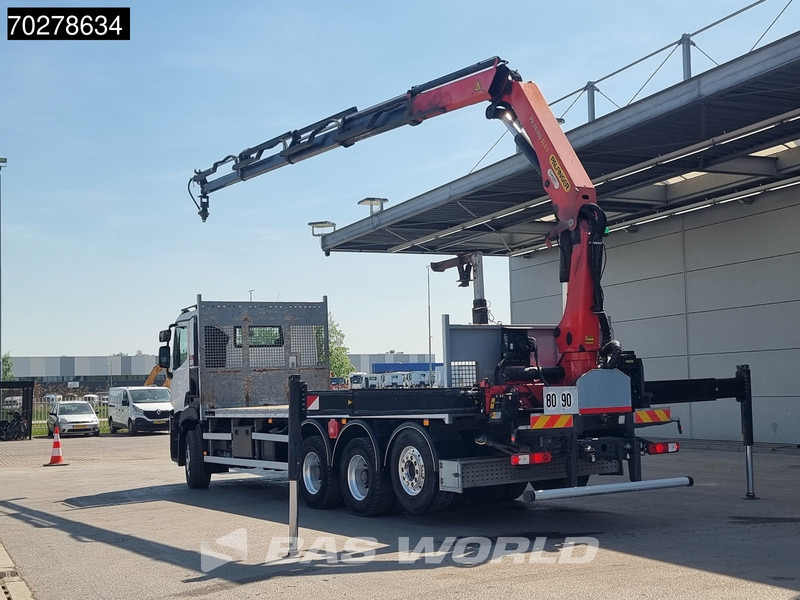 Renault C 480 8X4 Palfinger 24.001 SLD5 Kran Crane Lift-Lenkachse Euro 6 - 栏板式/ 平板卡车, 起重车:图2 Renault C 480 8X4 Palfinger 24.001 SLD5 Kran Crane Lift-Lenkachse Euro 6 - 栏板式/ 平板卡车, 起重车:图2