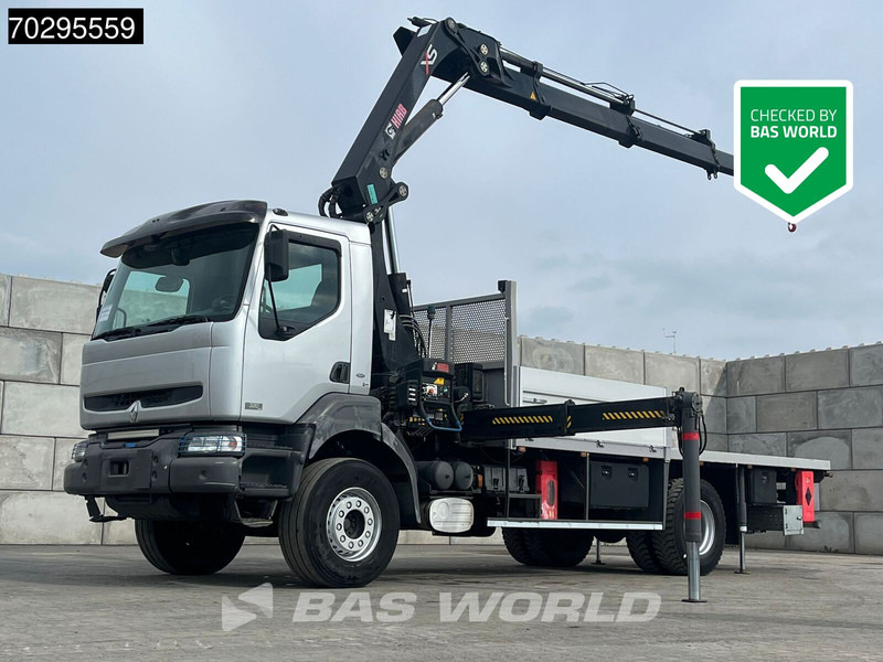 Renault Kerax 320 4X2 HIAB 288EP-3 HIPRO Crane Kran Steel suspension Manual Euro 3 - 栏板式/ 平板卡车, 起重车:图1 Renault Kerax 320 4X2 HIAB 288EP-3 HIPRO Crane Kran Steel suspension Manual Euro 3 - 栏板式/ 平板卡车, 起重车:图1
