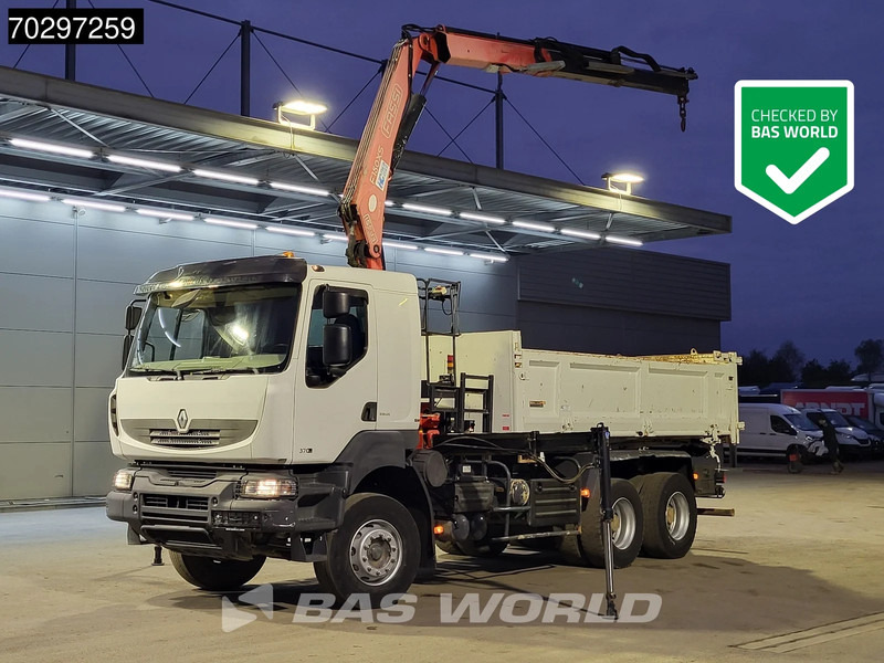 Renault Kerax 370 Kerax 6X4 Fassi F150AXS.22 Crane 10m3 2-side tipper Big-Axle Steelsuspension Manual - 翻斗车, 起重车:图1 Renault Kerax 370 Kerax 6X4 Fassi F150AXS.22 Crane 10m3 2-side tipper Big-Axle Steelsuspension Manual - 翻斗车, 起重车:图1