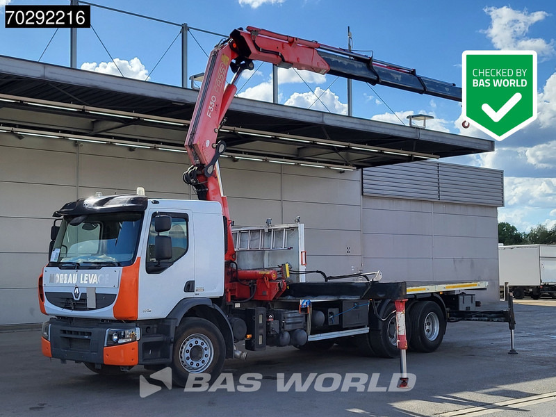 Renault Premium 370 6X2 Fassi F330B.23 Kran Crane Manual Big-Axle Lift-Axle Euro 4 - 栏板式/ 平板卡车, 起重车:图1 Renault Premium 370 6X2 Fassi F330B.23 Kran Crane Manual Big-Axle Lift-Axle Euro 4 - 栏板式/ 平板卡车, 起重车:图1