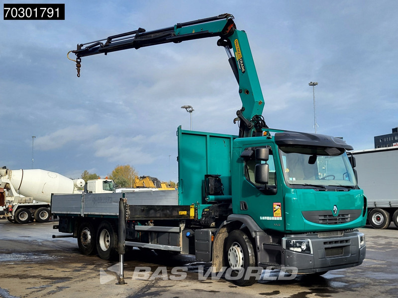 Renault Premium 380 6X2 Palfinger PK20002 Crane Kran Lift+Steering Axle Air suspension Euro 5 - 栏板式/ 平板卡车, 起重车:图3 Renault Premium 380 6X2 Palfinger PK20002 Crane Kran Lift+Steering Axle Air suspension Euro 5 - 栏板式/ 平板卡车, 起重车:图3