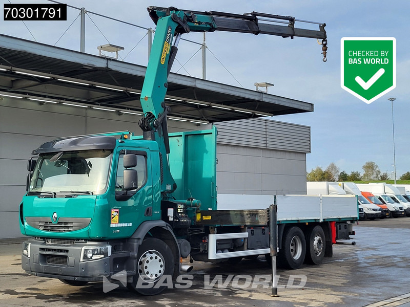 Renault Premium 380 6X2 Palfinger PK20002 Crane Kran Lift+Steering Axle Air suspension Euro 5 - 栏板式/ 平板卡车, 起重车:图1 Renault Premium 380 6X2 Palfinger PK20002 Crane Kran Lift+Steering Axle Air suspension Euro 5 - 栏板式/ 平板卡车, 起重车:图1