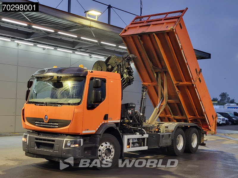 Renault Premium 430 Lander 6X4 HIAB 211 EP-4 Crane Tipper Big-Axle Automatic Euro 5 - 翻斗车, 起重车:图2 Renault Premium 430 Lander 6X4 HIAB 211 EP-4 Crane Tipper Big-Axle Automatic Euro 5 - 翻斗车, 起重车:图2