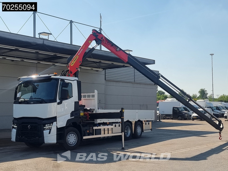 Renault T 440 6X2 2024 NL reg. possible Palfinger PK24.001 SLD Crane Lift+Lenkasche Euro 6 - 栏板式/ 平板卡车, 起重车:图3 Renault T 440 6X2 2024 NL reg. possible Palfinger PK24.001 SLD Crane Lift+Lenkasche Euro 6 - 栏板式/ 平板卡车, 起重车:图3