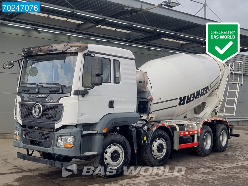 SHACMAN 8x4 EURO 6 8X4 NEW! 8m3 Liebherr Mixer Big-Axle Steel Suspension - 混凝土搅拌车:图1 SHACMAN 8x4 EURO 6 8X4 NEW! 8m3 Liebherr Mixer Big-Axle Steel Suspension - 混凝土搅拌车:图1