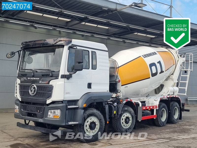 SHACMAN M3000 S 8X4 NEW! 8m3 Liebherr Mixer Big-Axle Steelsuspension - 混凝土搅拌车:图1 SHACMAN M3000 S 8X4 NEW! 8m3 Liebherr Mixer Big-Axle Steelsuspension - 混凝土搅拌车:图1