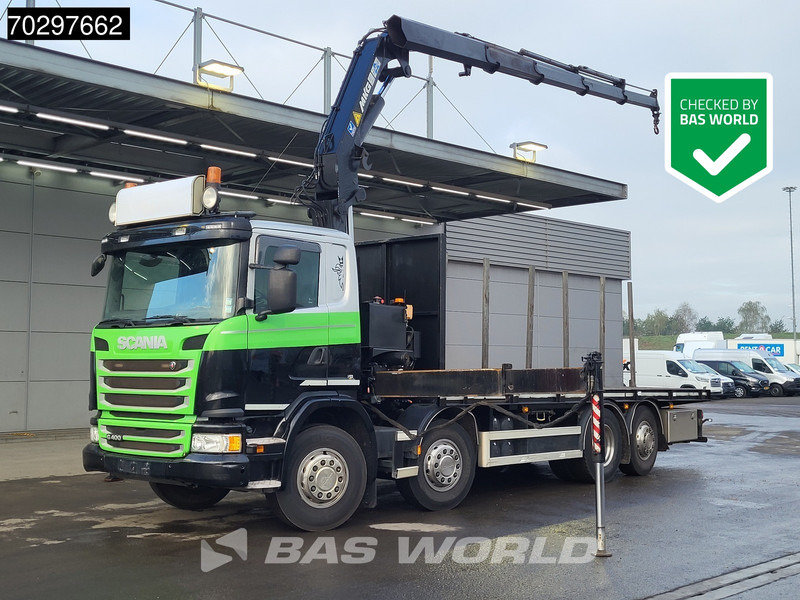 Scania G400 G 8X2 MKG HLK 231 HPA4 Crane Retarder Lift+Steering-Axle Euro 5 - 栏板式/ 平板卡车, 起重车:图1 Scania G400 G 8X2 MKG HLK 231 HPA4 Crane Retarder Lift+Steering-Axle Euro 5 - 栏板式/ 平板卡车, 起重车:图1