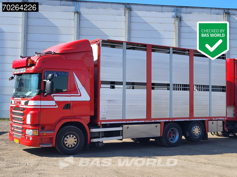Scania G420 6X2 Van Dijk Cattle transport Liftable floor Lift-Asche Euro 5 - 厢式卡车:图1 Scania G420 6X2 Van Dijk Cattle transport Liftable floor Lift-Asche Euro 5 - 厢式卡车:图1
