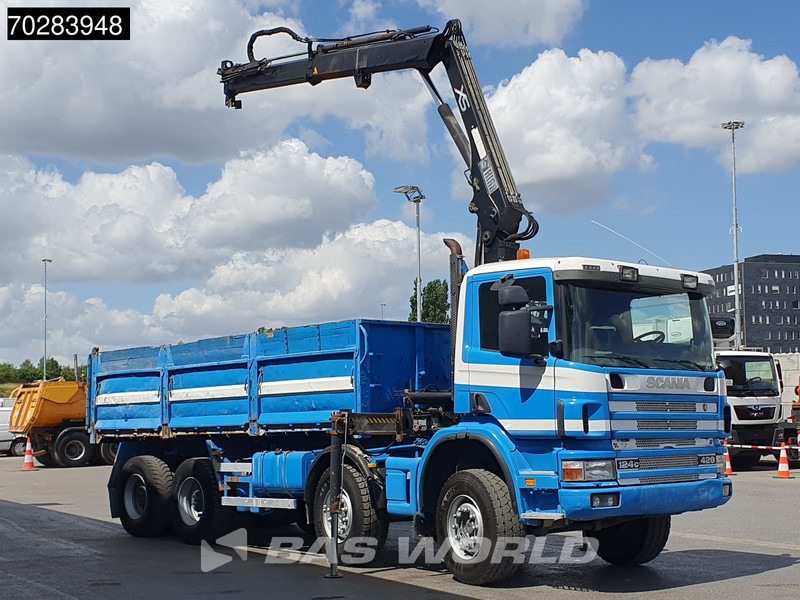 Scania G420 8X4 15m3 tipper Hiab 144 Crane Steelsuspension Manual Big-Axle Euro 3 - 翻斗车, 起重车:图3 Scania G420 8X4 15m3 tipper Hiab 144 Crane Steelsuspension Manual Big-Axle Euro 3 - 翻斗车, 起重车:图3