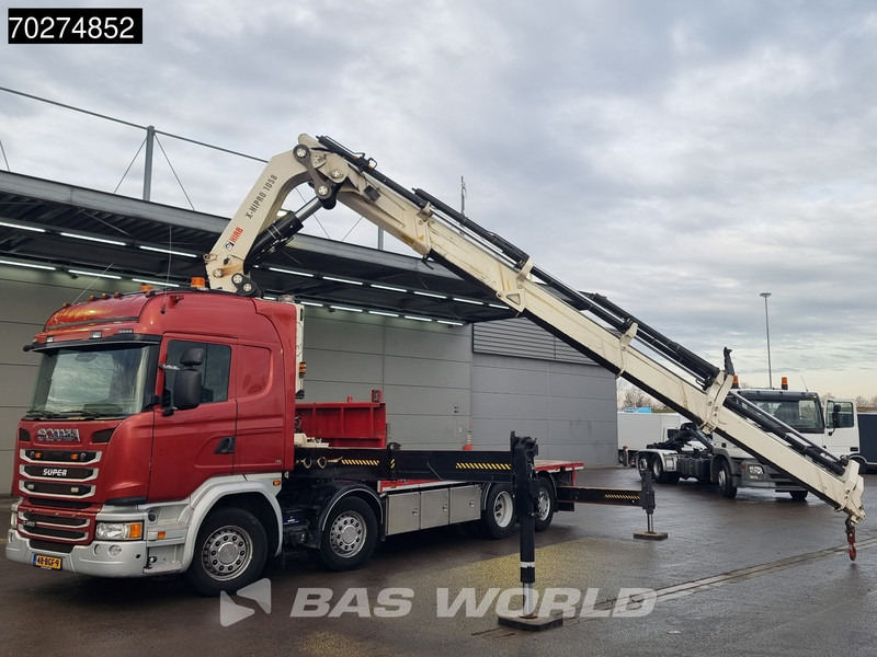 Scania G450 8X2 NL-Truck Hiab X-HIPRO 1058EP-6 Kran Front stab Retarder Euro 6 - 栏板式/ 平板卡车, 起重车:图5 Scania G450 8X2 NL-Truck Hiab X-HIPRO 1058EP-6 Kran Front stab Retarder Euro 6 - 栏板式/ 平板卡车, 起重车:图5