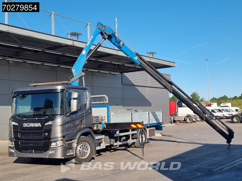 Scania P280 4X2 HMF 1420K-RC Kran Crane Automatic Euro 6 - 栏板式/ 平板卡车, 起重车:图5 Scania P280 4X2 HMF 1420K-RC Kran Crane Automatic Euro 6 - 栏板式/ 平板卡车, 起重车:图5