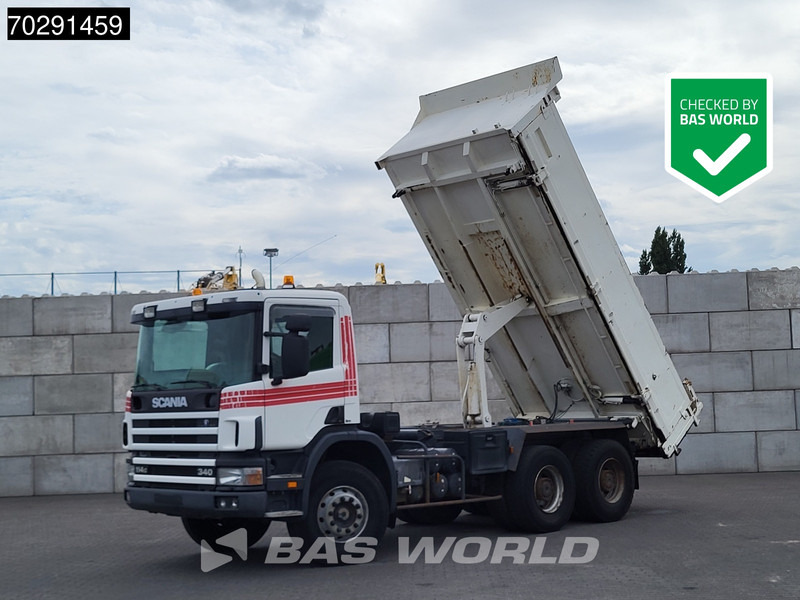 Scania P340 6X4 2 side11m3 Bennes Tipper Big-Axle Steelsuspension Manual Euro 3 - 翻斗车:图1 Scania P340 6X4 2 side11m3 Bennes Tipper Big-Axle Steelsuspension Manual Euro 3 - 翻斗车:图1