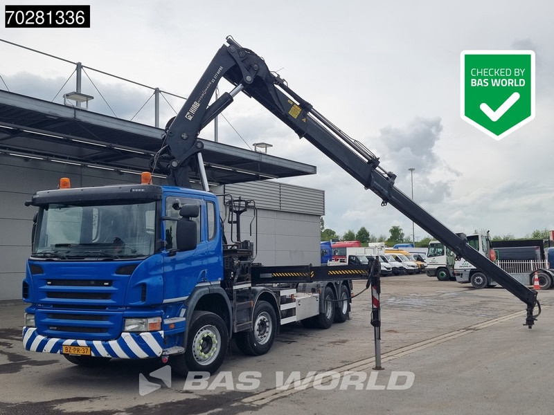 Scania P420 8X2 NL-Truck Hiab 377EP-4 Hipro Kran + Transcom TRC28S Euro 5 - 吊钩升降车, 起重车:图1 Scania P420 8X2 NL-Truck Hiab 377EP-4 Hipro Kran + Transcom TRC28S Euro 5 - 吊钩升降车, 起重车:图1