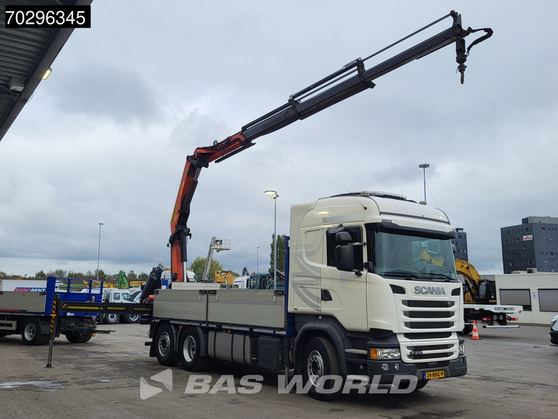 Scania R410 R 6X2 NL-Truck Palfinger PK22002-EH Crane Kran Lift+Steering-Axle Euro 6 - 栏板式/ 平板卡车, 起重车:图3 Scania R410 R 6X2 NL-Truck Palfinger PK22002-EH Crane Kran Lift+Steering-Axle Euro 6 - 栏板式/ 平板卡车, 起重车:图3