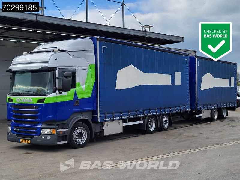 Scania R410 R 6X2 NL-Truck Standairco Lift+Steering-Axle Automatic Euro 6 - 侧帘卡车:图1 Scania R410 R 6X2 NL-Truck Standairco Lift+Steering-Axle Automatic Euro 6 - 侧帘卡车:图1