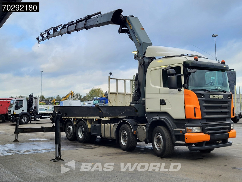 Scania R420 8X2 Palfinger PK74002 Kran Crane Retarder Lift-Steering Axle Euro 4 - 栏板式/ 平板卡车, 起重车:图3 Scania R420 8X2 Palfinger PK74002 Kran Crane Retarder Lift-Steering Axle Euro 4 - 栏板式/ 平板卡车, 起重车:图3