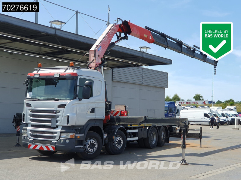 Scania R480 8X2 FASSI F660AXP.25 Manual Retarder Lift+Lenkachse Euro 5 - 栏板式/ 平板卡车, 起重车:图1 Scania R480 8X2 FASSI F660AXP.25 Manual Retarder Lift+Lenkachse Euro 5 - 栏板式/ 平板卡车, 起重车:图1