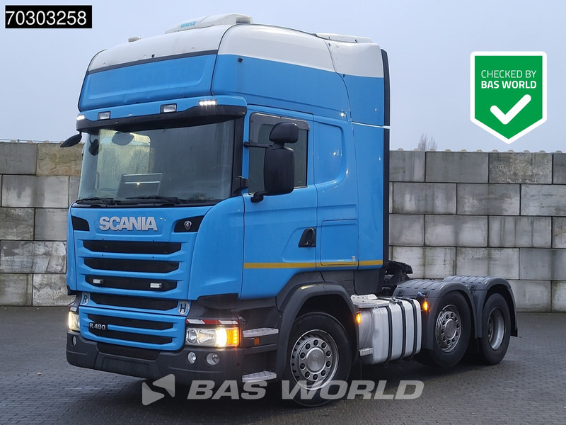 Scania R490 6X2 Retarder Lift+Lenkachse Full-Air 2xTanks Standklima Euro 6 - 牵引车:图1 Scania R490 6X2 Retarder Lift+Lenkachse Full-Air 2xTanks Standklima Euro 6 - 牵引车:图1