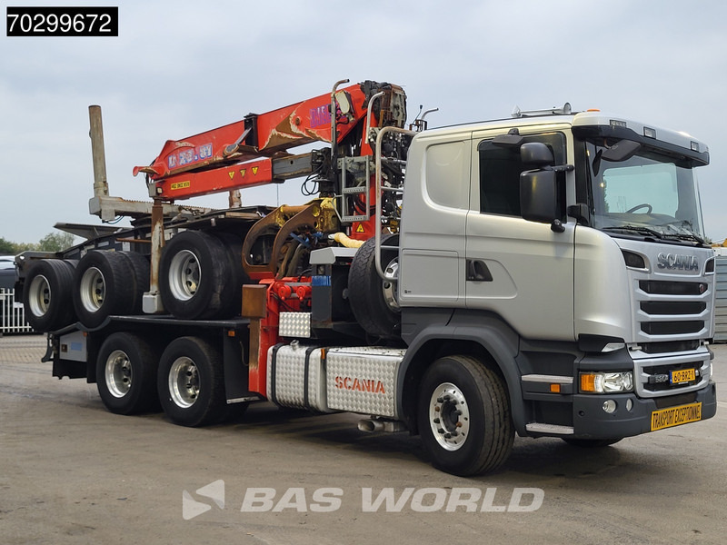 Scania R580 R 6X4 NL-Truck Diebolt D28.81 Kran Crane Holztransport + Dolly Retarder Euro 6 - 木材运输车, 起重车:图3 Scania R580 R 6X4 NL-Truck Diebolt D28.81 Kran Crane Holztransport + Dolly Retarder Euro 6 - 木材运输车, 起重车:图3
