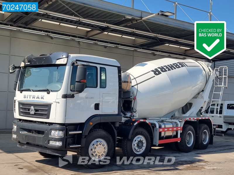 Sitrak G5 350 8X4 8m3 Liebherr Mixer Big-Axle Steelsuspension - 混凝土搅拌车:图1 Sitrak G5 350 8X4 8m3 Liebherr Mixer Big-Axle Steelsuspension - 混凝土搅拌车:图1