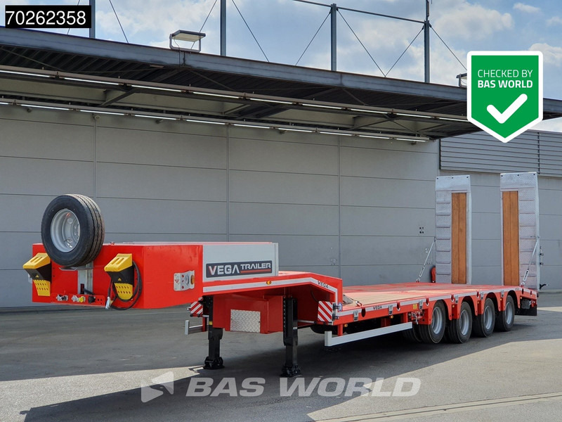 Vega STANDARD LOWBED 2 axles Lift + 2xLenkachse Hydraulic Ramps - 低装载半拖车:图1 Vega STANDARD LOWBED 2 axles Lift + 2xLenkachse Hydraulic Ramps - 低装载半拖车:图1