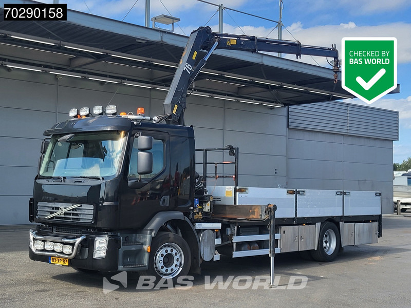 Volvo FE 240 4X2 HMF 760 K2 Kran Crane Remote control Manual Euro 5 - 栏板式/ 平板卡车, 起重车:图1 Volvo FE 240 4X2 HMF 760 K2 Kran Crane Remote control Manual Euro 5 - 栏板式/ 平板卡车, 起重车:图1