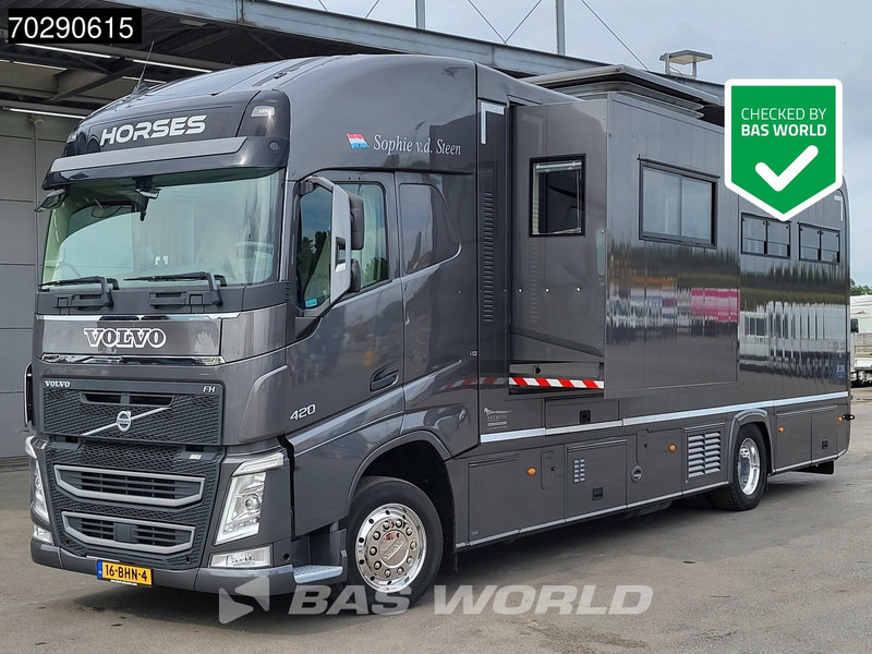Volvo FH 420 FH 4X2 NL-Truck STX Horse truck + Living 4 Horses Navi ACC Euro 6 - 马匹运输车:图1 Volvo FH 420 FH 4X2 NL-Truck STX Horse truck + Living 4 Horses Navi ACC Euro 6 - 马匹运输车:图1