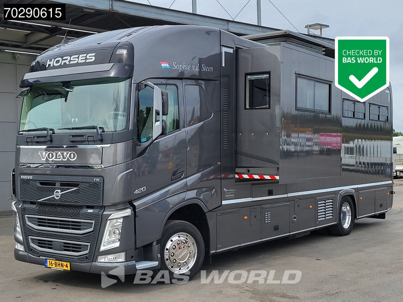 Volvo FH 420 FH 4X2 NL-Truck Xenon Navi ACC Euro 6 - 马匹运输车:图1 Volvo FH 420 FH 4X2 NL-Truck Xenon Navi ACC Euro 6 - 马匹运输车:图1