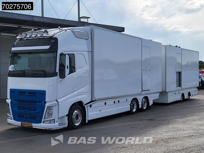 集装箱运输车/ 可拆卸车身的卡车 Volvo FH 500 6X2 NL-Truck LOW Milage! Extandable Mobile Clinic BDF Boxes VEB+：图9