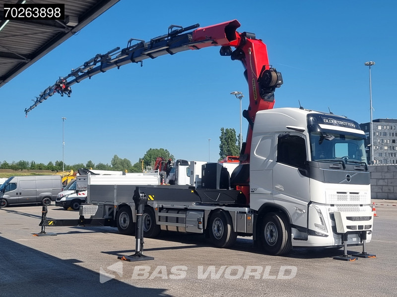 Volvo FH 500 8X2 NEW! Palfinger PK92002 SH 8+6 JIB Crane Kran Winch Lift-Lenkachse Navi - 栏板式/ 平板卡车, 起重车:图2 Volvo FH 500 8X2 NEW! Palfinger PK92002 SH 8+6 JIB Crane Kran Winch Lift-Lenkachse Navi - 栏板式/ 平板卡车, 起重车:图2