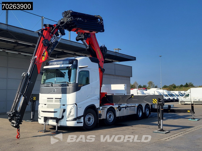 Volvo FH 500 8X2 Palfinger PK110002 SH Crane + Fly-Jib Winch VEB+ Euro 6 - 栏板式/ 平板卡车, 起重车:图5 Volvo FH 500 8X2 Palfinger PK110002 SH Crane + Fly-Jib Winch VEB+ Euro 6 - 栏板式/ 平板卡车, 起重车:图5