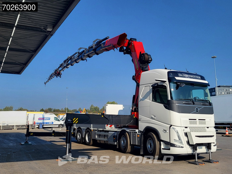 Volvo FH 500 8X2 Palfinger PK110002 SH Crane + Fly-Jib Winch VEB+ Euro 6 - 栏板式/ 平板卡车, 起重车:图3 Volvo FH 500 8X2 Palfinger PK110002 SH Crane + Fly-Jib Winch VEB+ Euro 6 - 栏板式/ 平板卡车, 起重车:图3