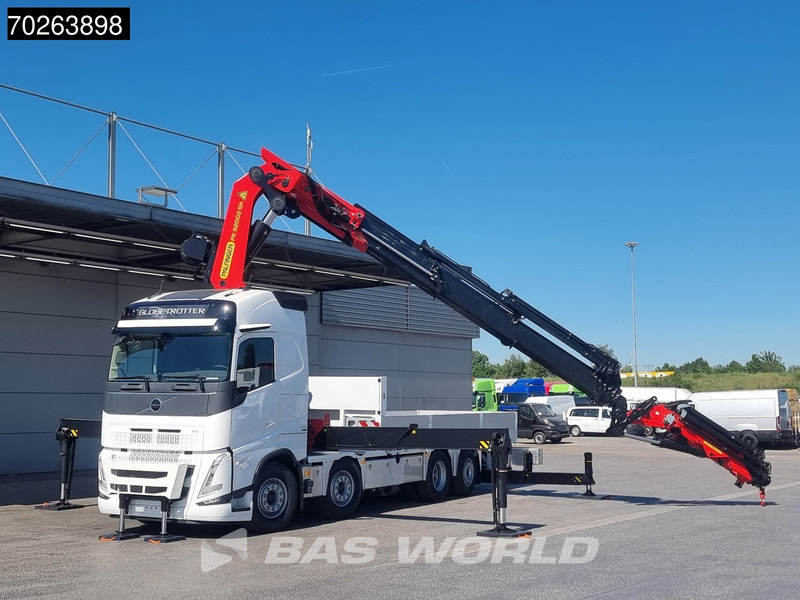 Volvo FH 500 8X2 Palfinger PK92002 SH JIB Kran Lift-Lenkachse Navi Euro 6 - 栏板式/ 平板卡车, 起重车:图5 Volvo FH 500 8X2 Palfinger PK92002 SH JIB Kran Lift-Lenkachse Navi Euro 6 - 栏板式/ 平板卡车, 起重车:图5