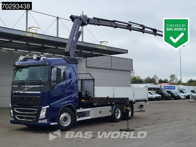 Volvo FH 500 FH 6X2 HMF 2620K-RC Crane Xenon Lift+Steering-Axle Automatic Euro 6 - 栏板式/ 平板卡车, 起重车:图1 Volvo FH 500 FH 6X2 HMF 2620K-RC Crane Xenon Lift+Steering-Axle Automatic Euro 6 - 栏板式/ 平板卡车, 起重车:图1