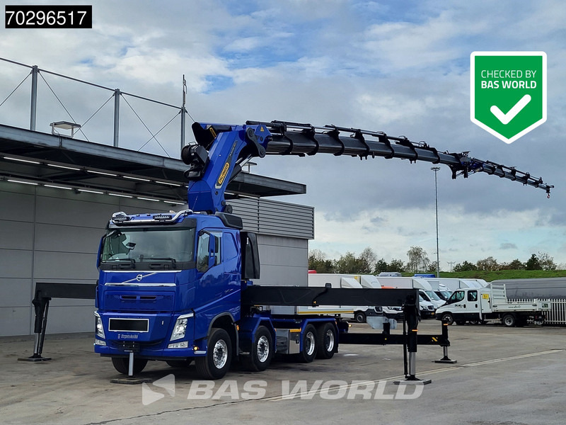 Volvo FH 540 FH 8X4 Palfinger PK165.002 TEC G Fly-Jib Winch Big-Axle VEB+ Euro 6 - 栏板式/ 平板卡车, 起重车:图1 Volvo FH 540 FH 8X4 Palfinger PK165.002 TEC G Fly-Jib Winch Big-Axle VEB+ Euro 6 - 栏板式/ 平板卡车, 起重车:图1