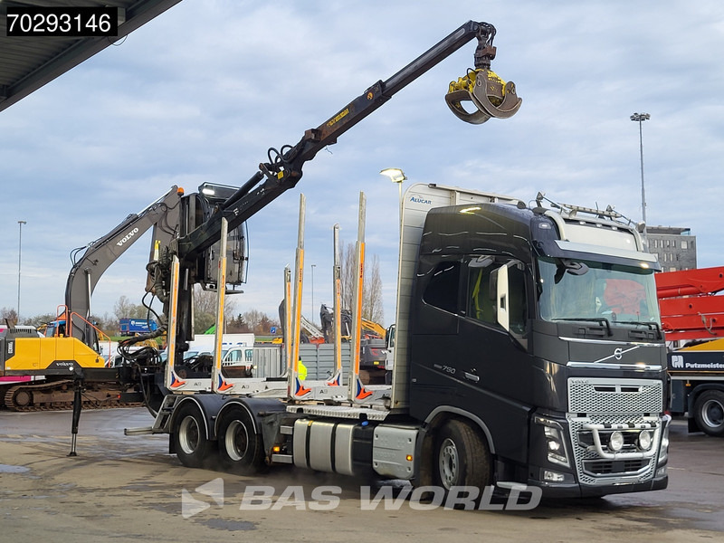 Volvo FH16 750 FH16 6X4 HIAB LOGLIFT F108S 83 Wood crane Retarder VEB+ Big-Axle Euro 6 - 木材运输车, 起重车:图3 Volvo FH16 750 FH16 6X4 HIAB LOGLIFT F108S 83 Wood crane Retarder VEB+ Big-Axle Euro 6 - 木材运输车, 起重车:图3