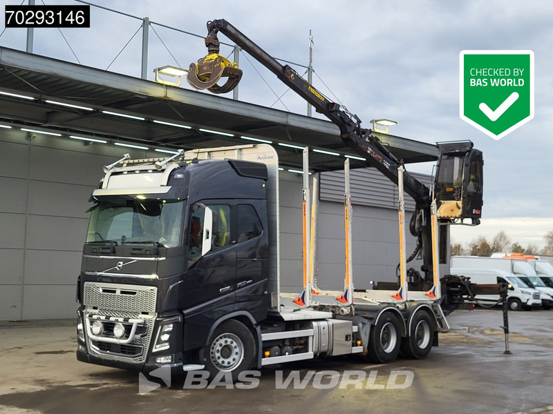 Volvo FH16 750 FH16 6X4 HIAB LOGLIFT F108S 83 Wood crane Retarder VEB+ Big-Axle Euro 6 - 木材运输车, 起重车:图1 Volvo FH16 750 FH16 6X4 HIAB LOGLIFT F108S 83 Wood crane Retarder VEB+ Big-Axle Euro 6 - 木材运输车, 起重车:图1