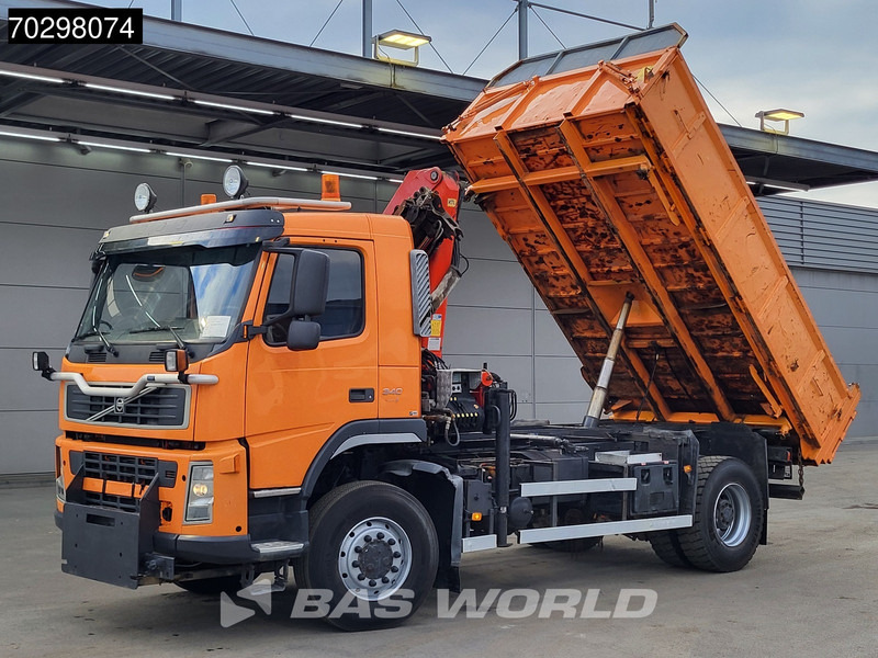 Volvo FM 340 FM 4X4 4x4 Crane Palfinger PK10501 Tipper Big-Axle Full Steel - 翻斗车, 起重车:图3 Volvo FM 340 FM 4X4 4x4 Crane Palfinger PK10501 Tipper Big-Axle Full Steel - 翻斗车, 起重车:图3